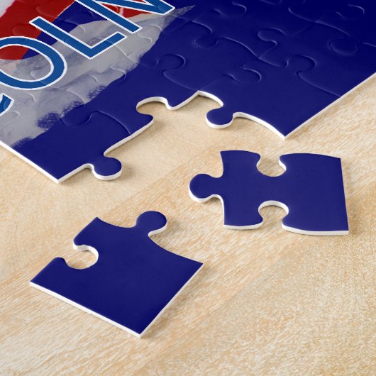 USS Abraham Lincoln CVN-72 Puzzle Legpuzzel (Zijkant)