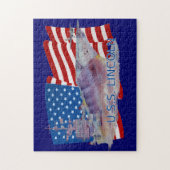 USS Abraham Lincoln CVN-72 Puzzle Legpuzzel (Verticaal)