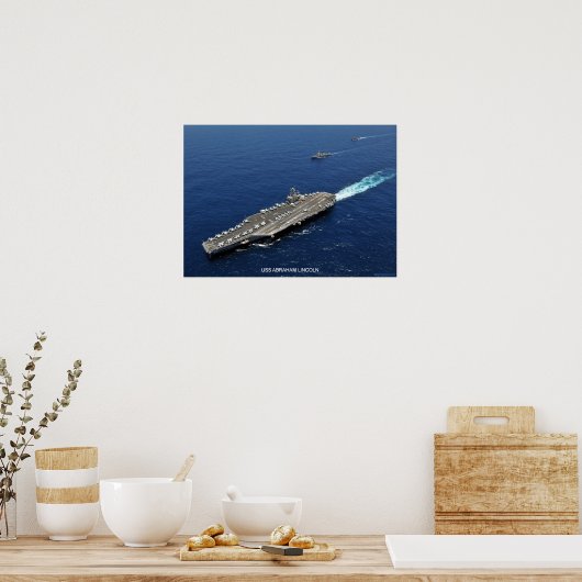 USS Abraham Lincoln Poster (Keuken)