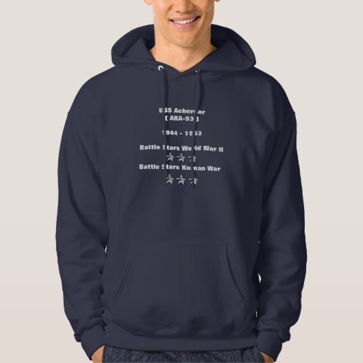 USS Achernar (AKA-53) Hoodie (Voorkant)