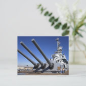 USS Alabama Battleship in Battleship Memorial 2 Briefkaart (Staand voorkant)