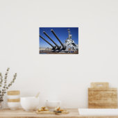 USS Alabama Battleship in Battleship Memorial 2 Poster (Keuken)