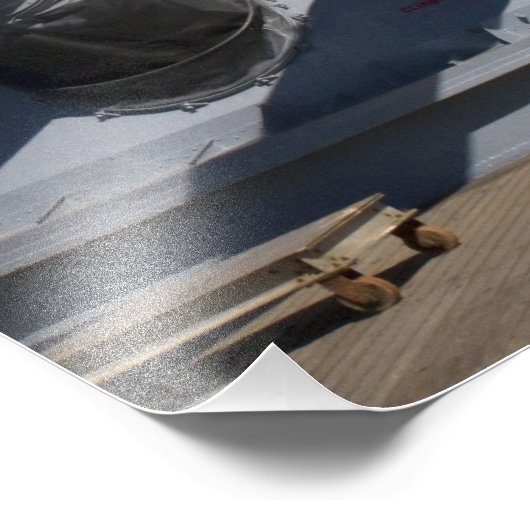 USS Alabama Battleship in Battleship Memorial Foto Afdruk (Hoek)