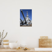 USS Alabama Battleship in Battleship Memorial Poster (Keuken)