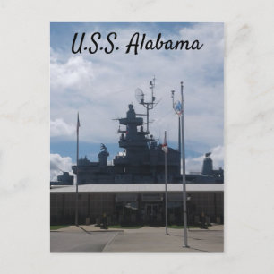 USS Alabama Battleship Museum - Mobile, AL Briefkaart