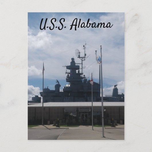 USS Alabama Battleship Museum - Mobile, AL Briefkaart (Voorkant)
