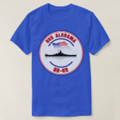 USS Alabama BB60 TShirt (Design voorkant)