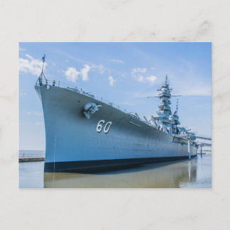 USS Alabama BB-60 Briefkaart