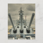 USS Alabama Briefkaart (Voorkant)