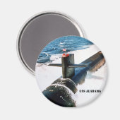 USS ALABAMA MAGNEET (Voorkant / Achterkant)