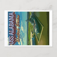 USS ALABAMA SLAGSCHIP - MOBILE ALABAMA VS