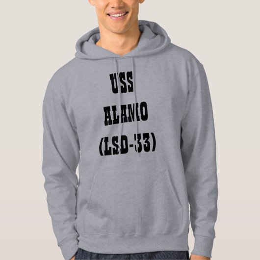 USS ALAMO (LSD-33) HOODIE (Voorkant)