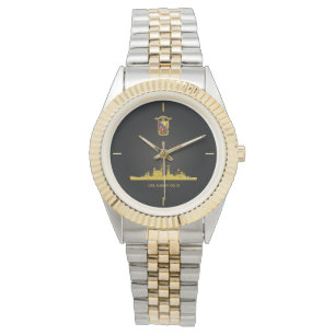 USS ALBANY CG-10 WRIST WATCH HORLOGE