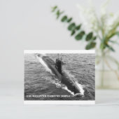 USS ALEXANDER HAMILTON BRIEFKAART (Staand voorkant)