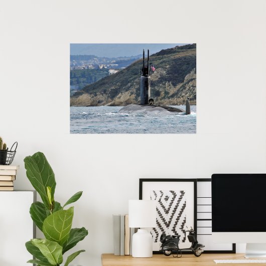 USS Alexandrië (SSN 757) Poster (Thuiskantoor)