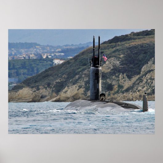 USS Alexandrië (SSN 757) Poster (Voorkant)