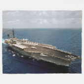 USS AMERICA FLEECE DEKEN (Voorkant (Horizontaal))