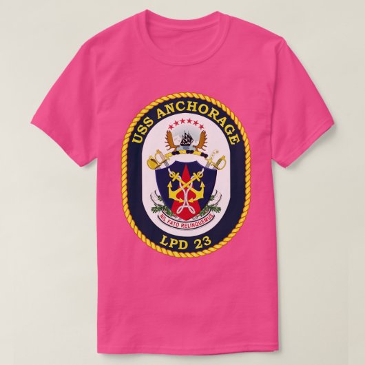 USS Anchorage LPD T-shirt (Design voorkant)