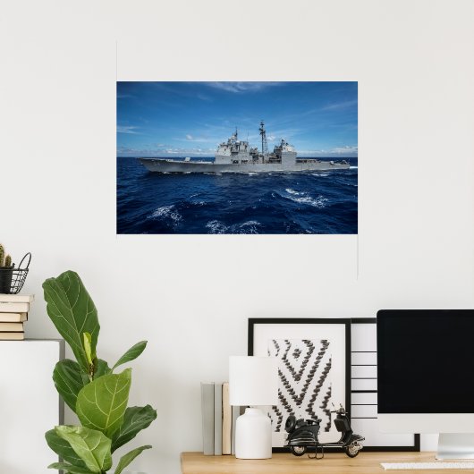 USS Antietam (CG 54) Poster (Thuiskantoor)