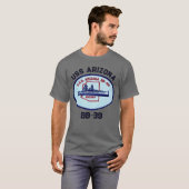 USS Arizona (BB-39) T-shirt (Voorkant volledig)