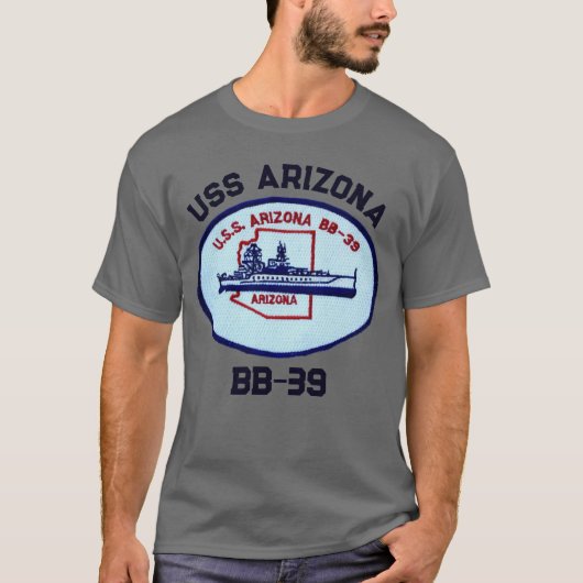 USS Arizona (BB-39) T-shirt (Voorkant)