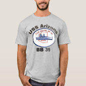 USS Arizona (BB-39) T-shirt (Voorkant)