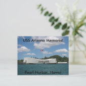 USS Arizona Memorial, Pearl Harbor, Hawaï Briefkaart (Staand voorkant)
