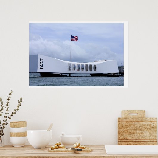 USS Arizona Memorial Poster (Keuken)