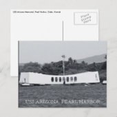 uss arizona parelharbour briefkaart (Voorkant / Achterkant)