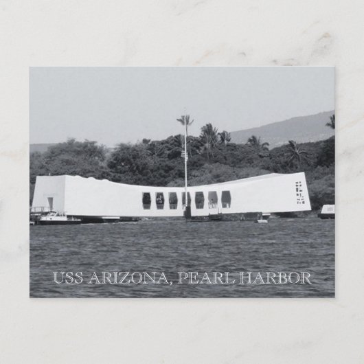 uss arizona parelharbour briefkaart (Voorkant)