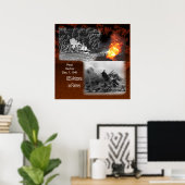 USS Arizona, Pearl Harbor 1941 Poster (Thuiskantoor)