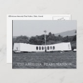 USS Arizona Pearl Harbor Briefkaart (Voorkant / Achterkant)
