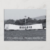 USS Arizona Pearl Harbor Briefkaart (Voorkant)