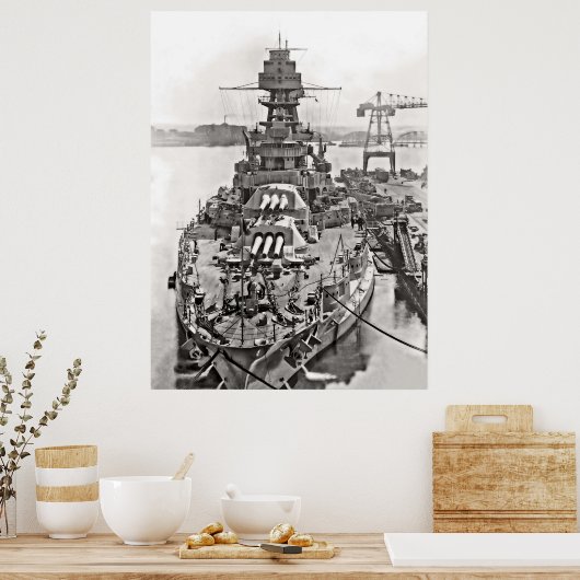 USS Arizona Poster (Keuken)