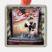 USS Arizona Tribute Metalen Ornament (Voorkant)