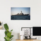 USS Arleigh Burke (DDG 51) Poster (Thuiskantoor)