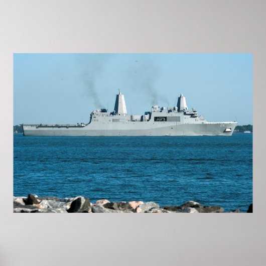 USS Arlington (LPD 24) Poster (Voorkant)