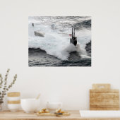 USS Asheville (SSN 758) Poster (Keuken)