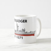 USS Badger Koffiemok (Voorkant rechts)