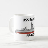 USS Badger Koffiemok (Voorkant links)