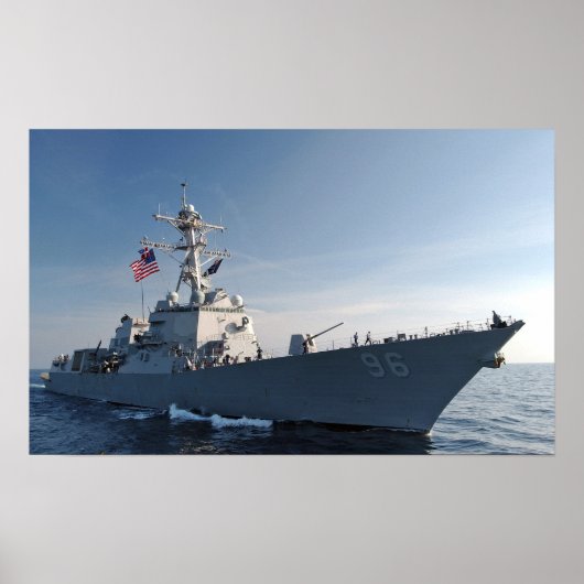 USS Bainbridge (DDG 96) Poster (Voorkant)