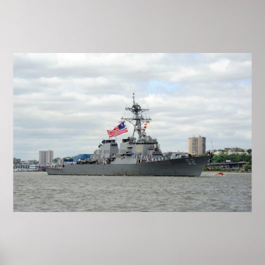 USS Barry (DDG 52) Poster (Voorkant)