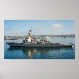 USS Benvouw (DDG 65) Poster
