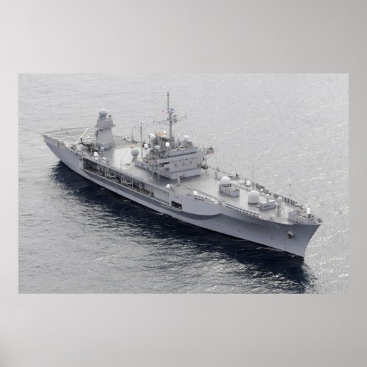 USS Blue Ridge (LCC 19) Poster (Voorkant)