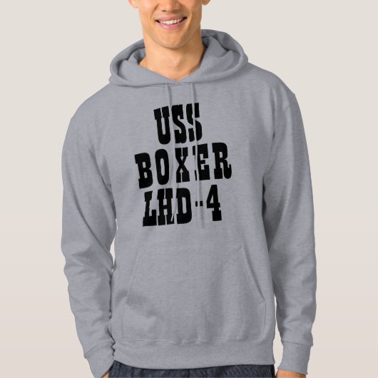 USS BOXER (LHD-4) HOODIE (Voorkant)