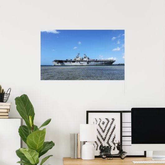USS Boxer (LHD 4) Poster (Thuiskantoor)
