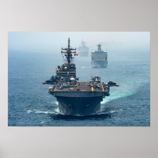USS Boxer (LHD-4) Poster (Voorkant)