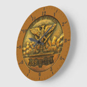 USS Boxer-plaat - vlieg- en hangspoelen Grote Klok (Hoek)