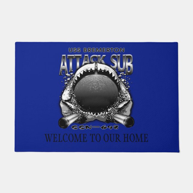 USS Bremerton SSN-698 Deurmat (Voorkant)