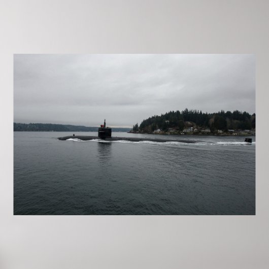 USS Bremerton (SSN 698) Poster (Voorkant)